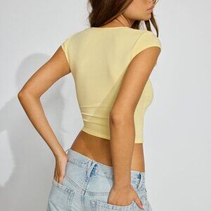 Yellow Baby Tee - Garage